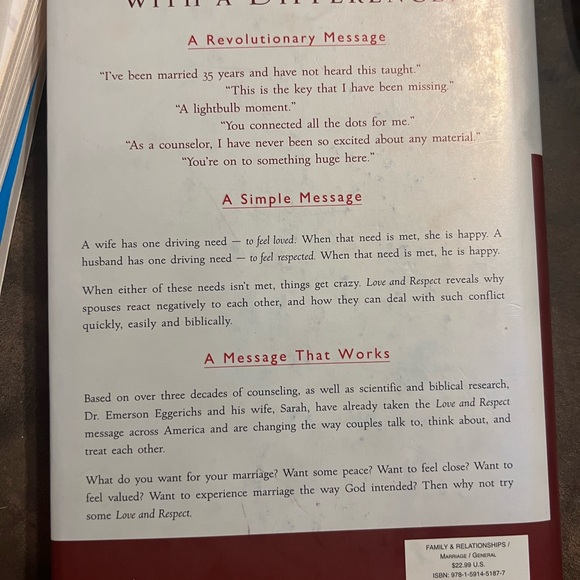 Love and respect book - Picture 2 of 2